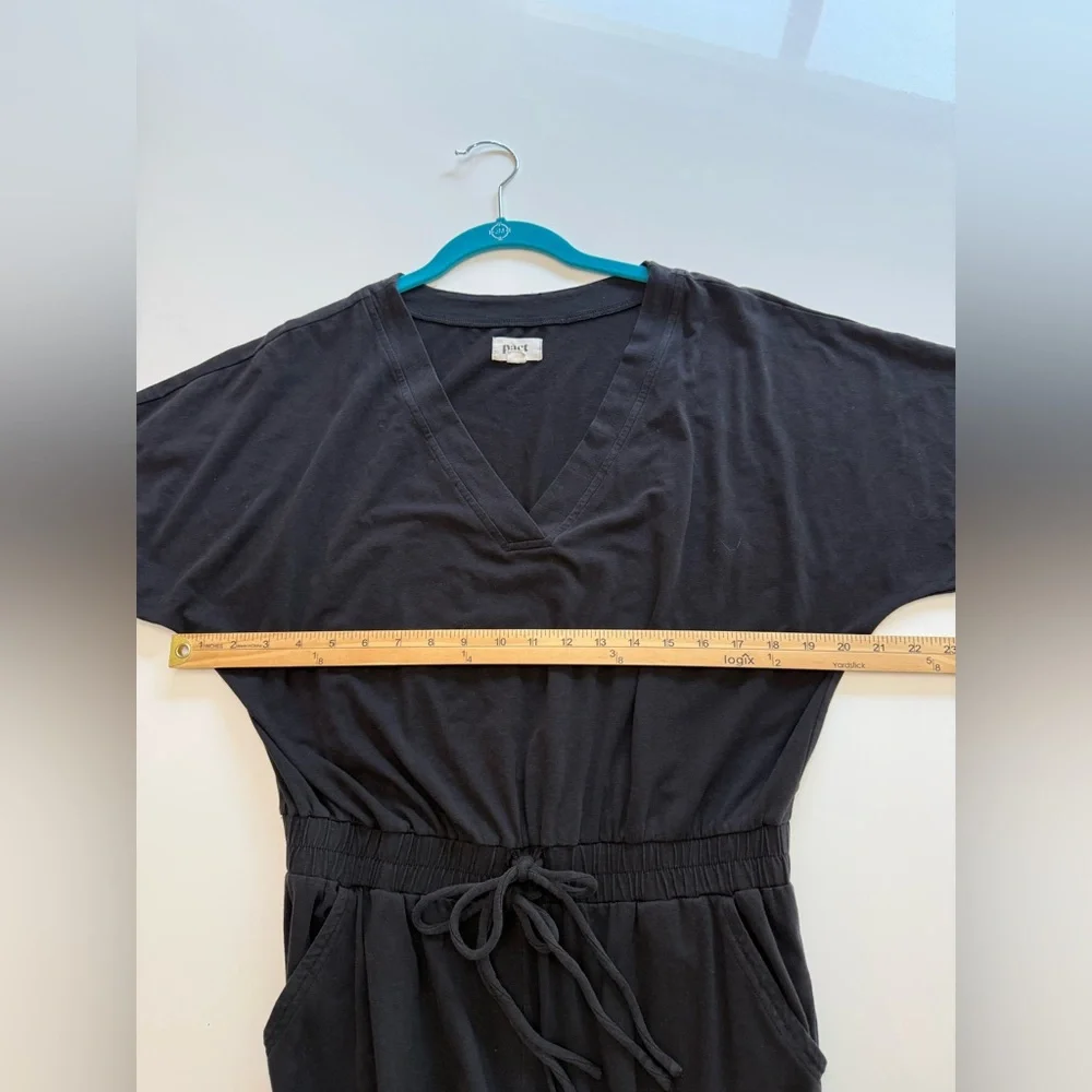 Pact Charlie Jumpsuit Black Sz Medium - Picture 5 of 16